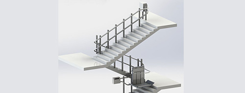 斜掛式輪椅升降平臺(tái)